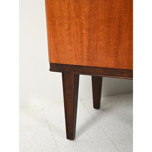 Scandinavian Bar Cabinet with Inlays, 1940s For Sale - Image 9 of 16
