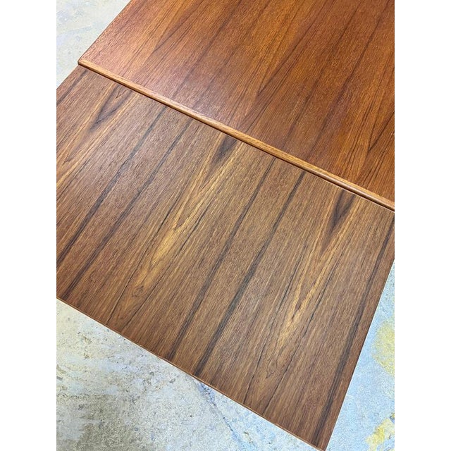 Brown Extendable Teak Dining Table from BRDR Furbo For Sale - Image 8 of 11