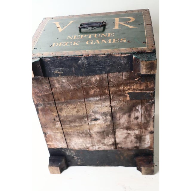 Sailing Ship Neptune V. R. Deck Games Chest, 1890s For Sale - Image 3 of 16