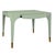 Not Yet Made - Made To Order Matthew Izzo Home Lacey Light Green Lacquer Game Table For Sale - Image 5 of 9