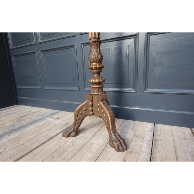 Large Standing Candleholder, 1890s For Sale - Image 5 of 10