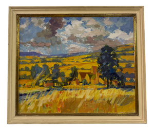 Elizabeth Jane Lloyd, Landscape, 1980s, Oil on Board