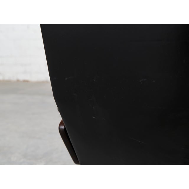 Black Set of Vintage Lounge Chair and Ottoman by André Vandenbeuck for Strässle For Sale - Image 8 of 18