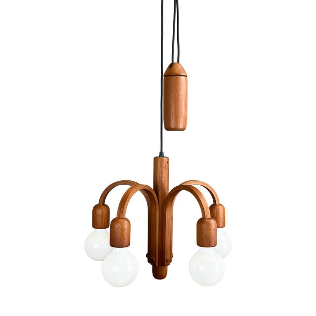 Vintage Pendant Light by F. G. Schmidt for Domus, 1960s For Sale