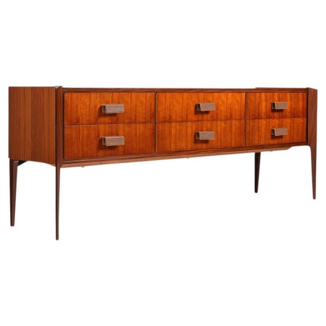 Italian Sideboard or Chest of Drawers in Teak, 1960s For Sale - Image 16 of 16