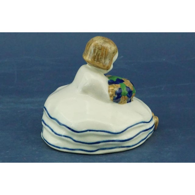 20th Century Art Deco Ceramic Sculpture depicting a Little Girl by Michael Powolny for the Wiener Keramik Manufacture, 1912, Austria For Sale - Image 6 of 18