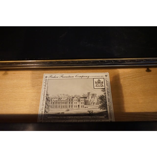 Chinese 1980s An Oriental George III Lacquer Bar Cabinet From Baker's Stately Homes Collection For Sale - Image 3 of 17