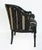 Early 20th Century Vintage Ebonized Carved Ram's Head Bergère Chairs, Pair For Sale - Image 5 of 16