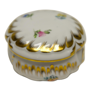 Herend Hungarian Porcelain Hand Painted Bonbonniere Canister