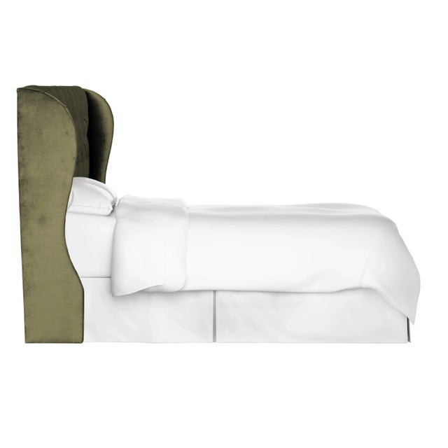 A perfect blend of form and function, this upholstered headboard creates an inviting new space for slumber. Hubbard...