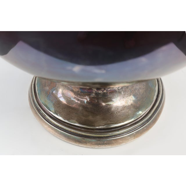 Silver Art Deco Silverplated Champagne Cooler, France, 1920s For Sale - Image 8 of 12