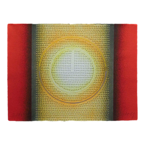 1980s Paul Maxwell"Homage to Euclid #2"signed Numbered Original Stencilcasting #71/100