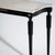 Mid-20th Century Black Console Table with White Stone Top, Italy For Sale - Image 4 of 18