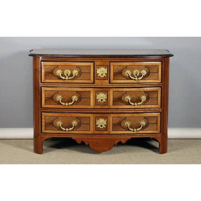 Brown Louis XIV Style Dresser For Sale - Image 8 of 12