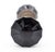 Vintage fluted shaped very dark purple glass door knobs with a brass shank. Priced as a pair of knobs with a spindle. Good...