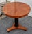 Ethan Allen Ethan Allen Black Cherry Round Pedestal Accent Table Biedermeier Empire Style For Sale - Image 4 of 16