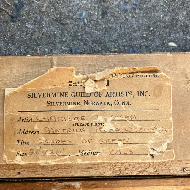 1950’s Mid Century Modern Modernist Still Life With Interior Expressionist Painting Original Frame For Sale In Philadelphia - Image 6 of 6