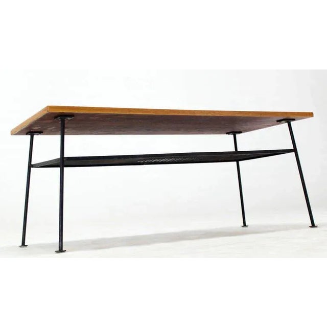 Brown 1960s Mid-Century Modern Mattieu Mategot Coffee Table For Sale - Image 8 of 9