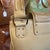A Vintage Louis Vuitton Beige and White Leather Cruise Hand-Bag For Sale - Image 10 of 18