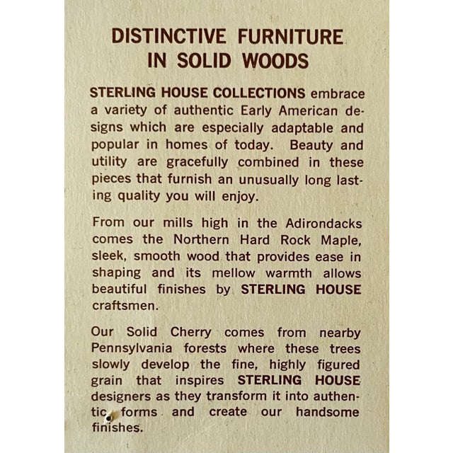 Sterling House Solid Cherry Long Dresser and Mirror For Sale - Image 4 of 11