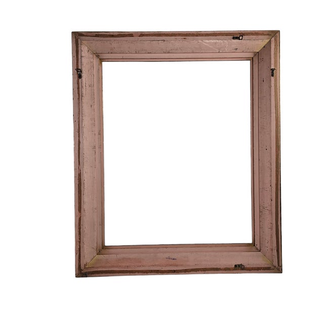 Vintage Brazilian Gilt Carved Wood Frame – Regency Gold Ornate 38.5-Inch For Sale - Image 10 of 10