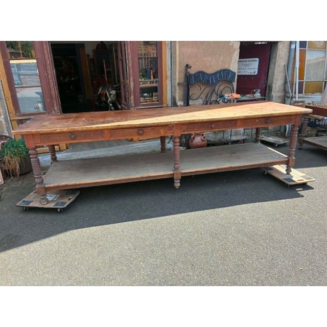 Vintage Drapers Table, 1920s For Sale - Image 13 of 13