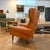 Mid-Century Modern Mid 20th Century Danish Leather Lounge Chair Attributed Svend Skipper For Sale - Image 3 of 6