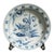Chinese Ceramic Plate,Blue and White Porcelain Plate Hand Painted Flowers and Birds Pattern For Sale