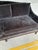 Charcoal Art Co. Transitional Charcoal Velvet Magritte Sofa For Sale - Image 8 of 8