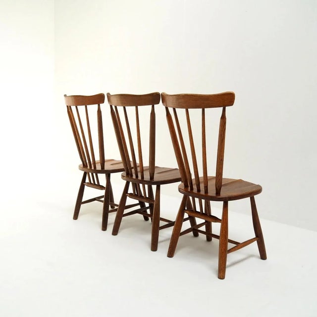 Brutalist Vintage Chairs, 1970s, Set of 6 For Sale - Image 3 of 10