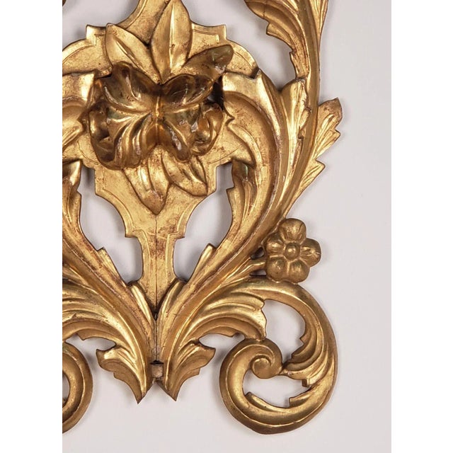 Early 20th Century Italian Gilt Wood Carvings- a Pair For Sale In San Francisco - Image 6 of 8
