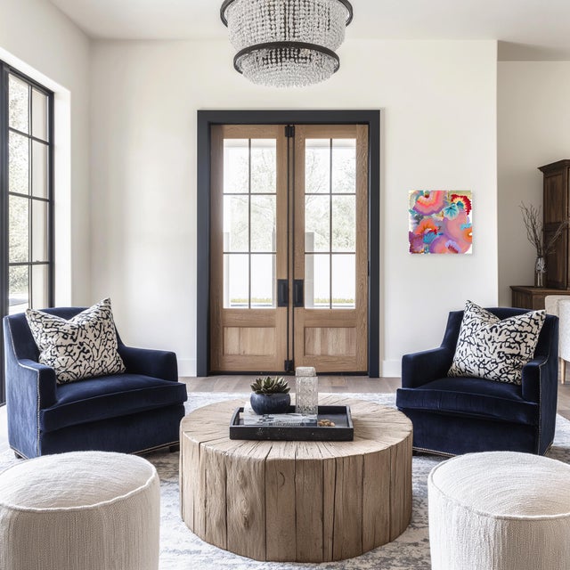 Pink Sweet Dreams - Colorful Expressive Contemporary Abstract Art on Canvas Original Artwork by Shiri Phillips For Sale - Image 8 of 9