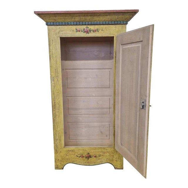 Yellow Lacquered Pantry Cupboard, 1950s For Sale - Image 6 of 9