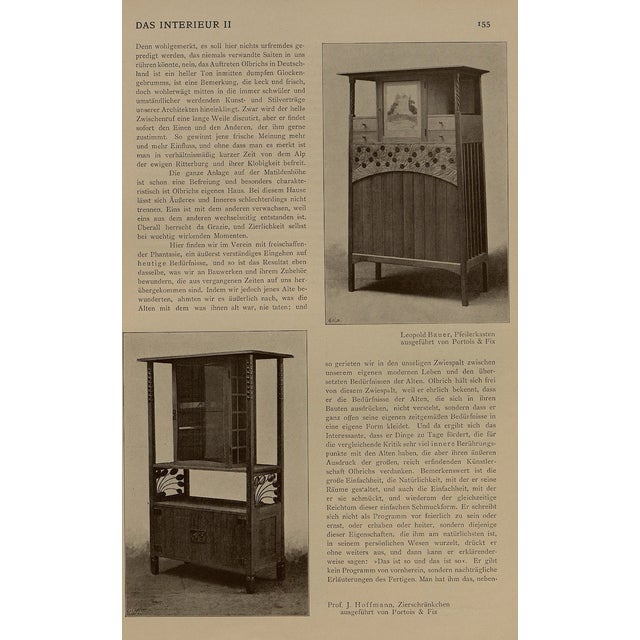 Art Nouveau Bookcase by Josef Hoffmann Portois & Fix, Vienna, Austria, 1900s For Sale - Image 11 of 17