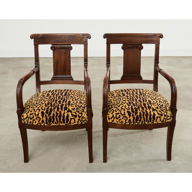 Set of Six English Regency Style Anglo-Indian Dining Chairs For Sale In Sacramento - Image 6 of 18