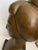 Mid 20th Century Mid Century Bronze Colored Japanese Woman Bust Sculpture For Sale - Image 5 of 10