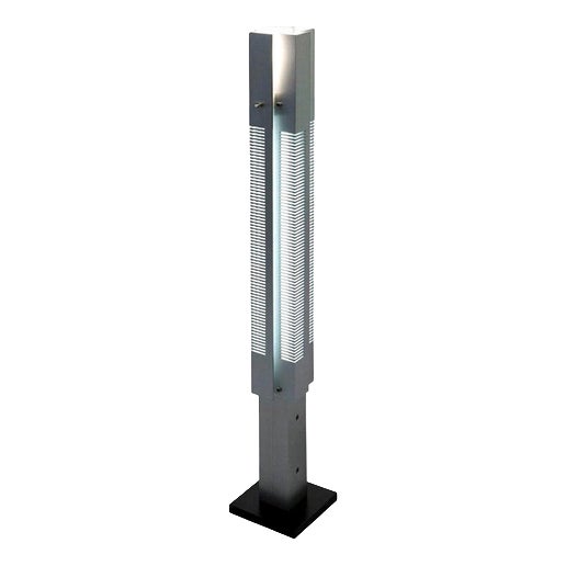 Mid-Century Modern Aluminium Small Signal Column Floor Lamp by Serge Mouille For Sale