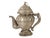 Tibetan Asian Indian Repousse Chased Silver Alloy Ewer For Sale - Image 9 of 9
