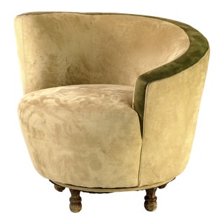 1990s Vintage Vladimir Kagan Nautilus Chair For Sale