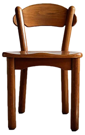 Vintage Danish Solid Pine Chairs by Rainer Daumiller, Set of 4