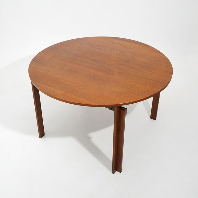 Extendable Round Table by Inge Klingeberg for France & Son, 1960s For Sale - Image 18 of 18