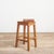 Wood Vintage Wooden School Lab Stool For Sale - Image 7 of 7