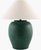 Traditional Forest Accent Table Lamp Green For Sale - Image 3 of 3