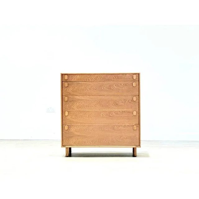 Vintage Oak Chest of Drawers from Meredew, 1960s For Sale - Image 14 of 14