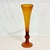 1970s 1970s Vintage Boho Chic Hollywood Regency Handblown Murano Style Tall Trumpet Vase For Sale - Image 5 of 12