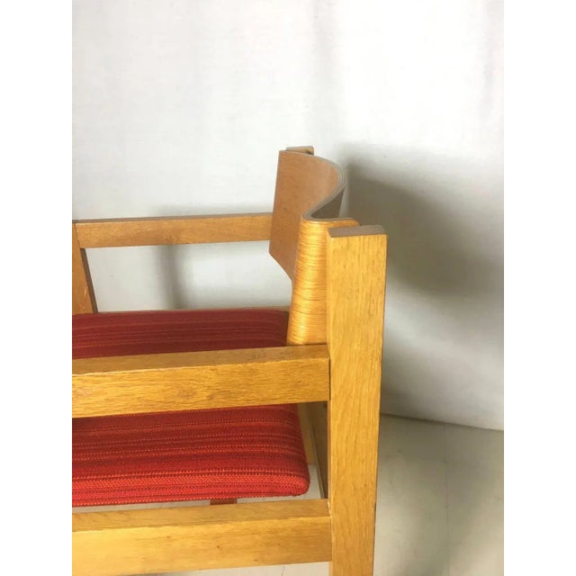 Harvey Probber Bent Wood Beech Large Armchairs Pair For Sale In Fayetteville, AR - Image 6 of 11