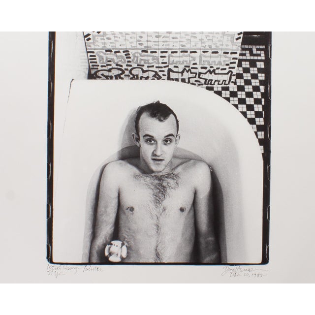 1991 “Tubshots” Keith Haring Exhibition Poster by Don Herron For Sale - Image 4 of 6
