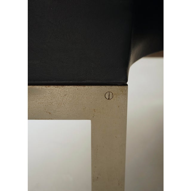 Black Mid-Century Round Modernist Benches, 1960s, Set of 2 For Sale - Image 8 of 15