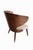 Mid-Century Modern Mid-Century Modern Style Walnut Dining Set, Sculptural Barrel Back Chairs, Malaysia 2020 For Sale - Image 3 of 17