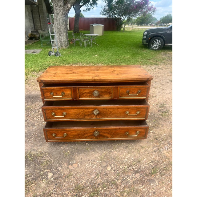 French 19th Century Louis XVI Solid Walnut Commode For Sale - Image 12 of 12